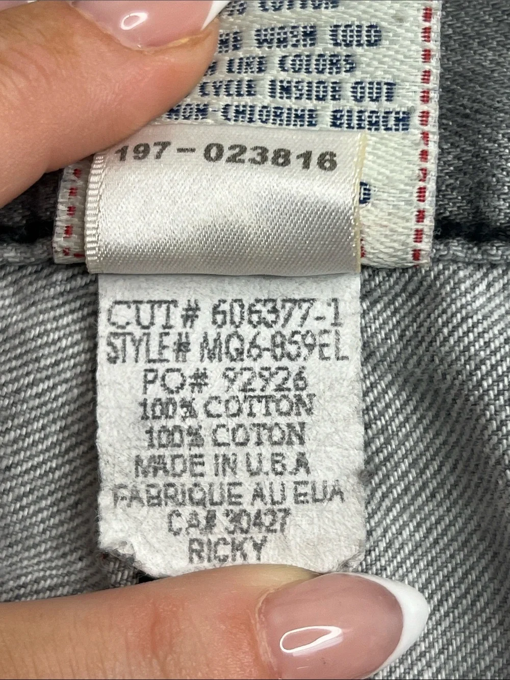 True Religion Ricky Straight Leg Jeans Men’s 34 Gray Wash Made in USA Y2K Denim